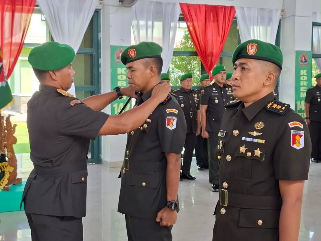 Serah Terima Jabatan Dandim 1427/Pasangkayu: Brigjen TNI Hartono Pimpin Proses Pergantian