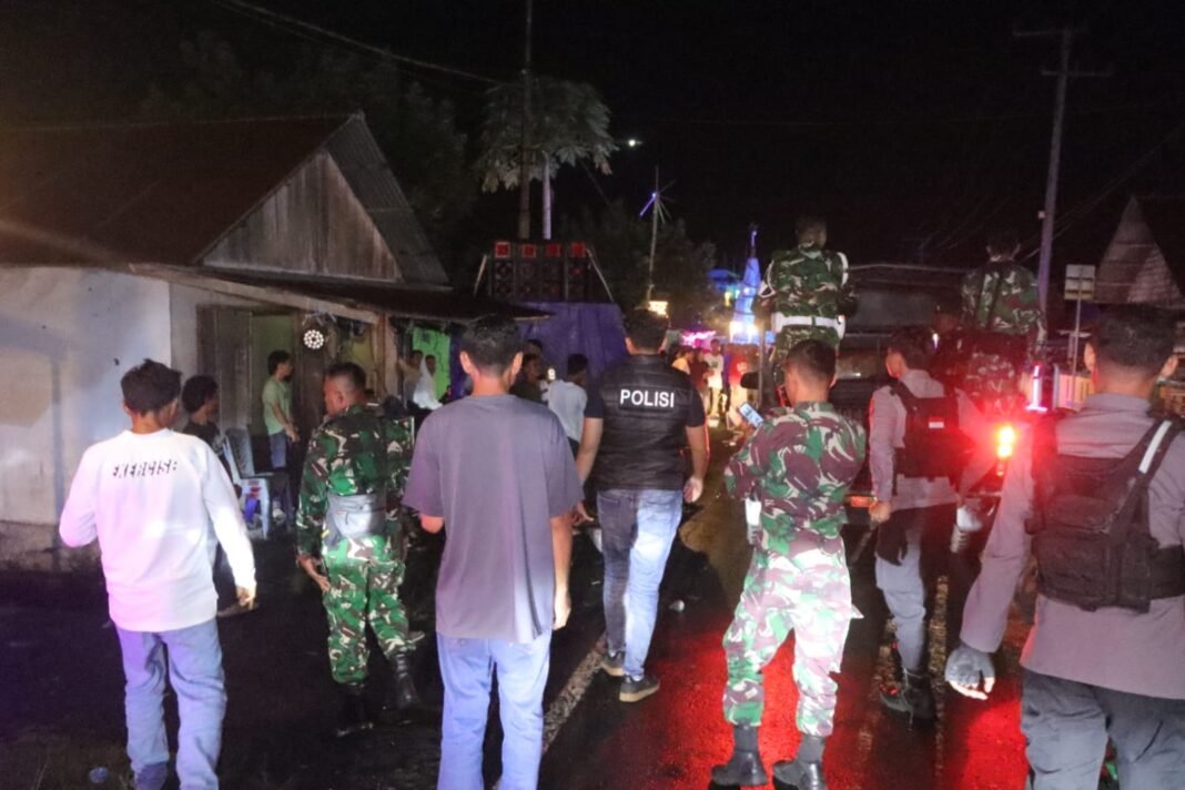 Kodim 1508/Tobelo dan Polres Halmahera Utara Bersinergi Amankan Libur Nataru