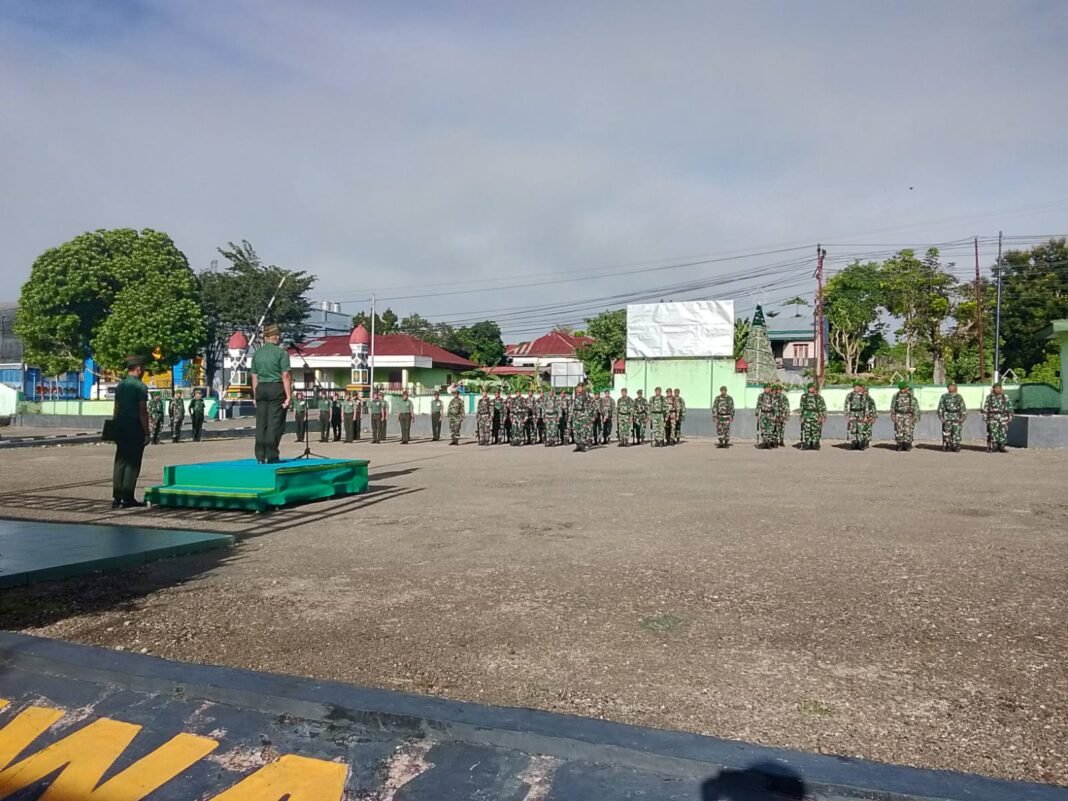 Kodim 1621/TTS: Membangun Lingkungan Kerja Sehat Melalui Aksi Bersih-Bersih