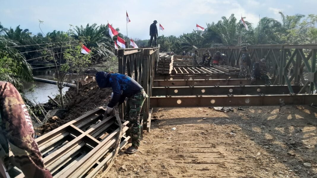 Pembangunan Jembatan Bailey di Baktiya Dikebut untuk Pemulihan Akses Masyarakat