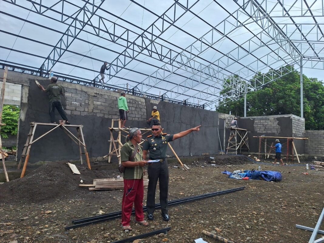 Dandim Klungkung Memantau Pembangunan Koperasi Desa untuk Dorong Ekonomi Lokal