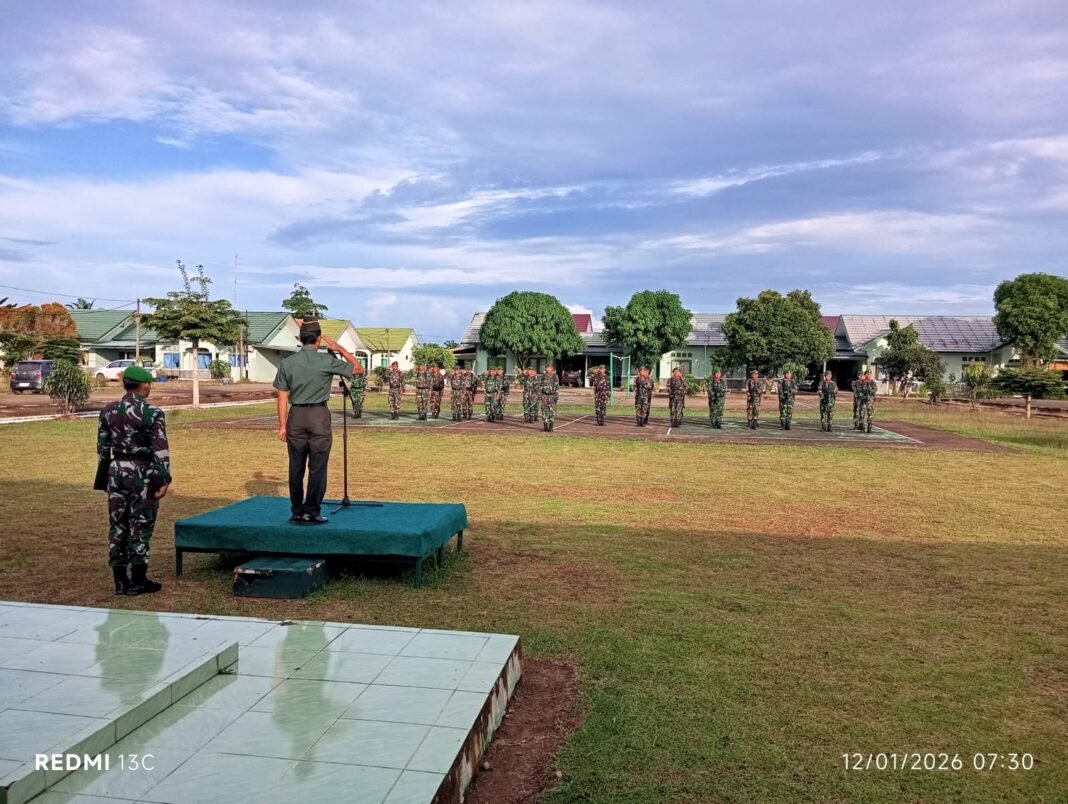 Kodim 0428/MukoMuko Gelar Upacara Bendera: Bangkitkan Semangat Patriotisme