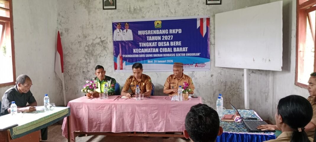 Musrenbangdes Desa Bere: Warga Bersama TNI Rencanakan Pembangunan 2027