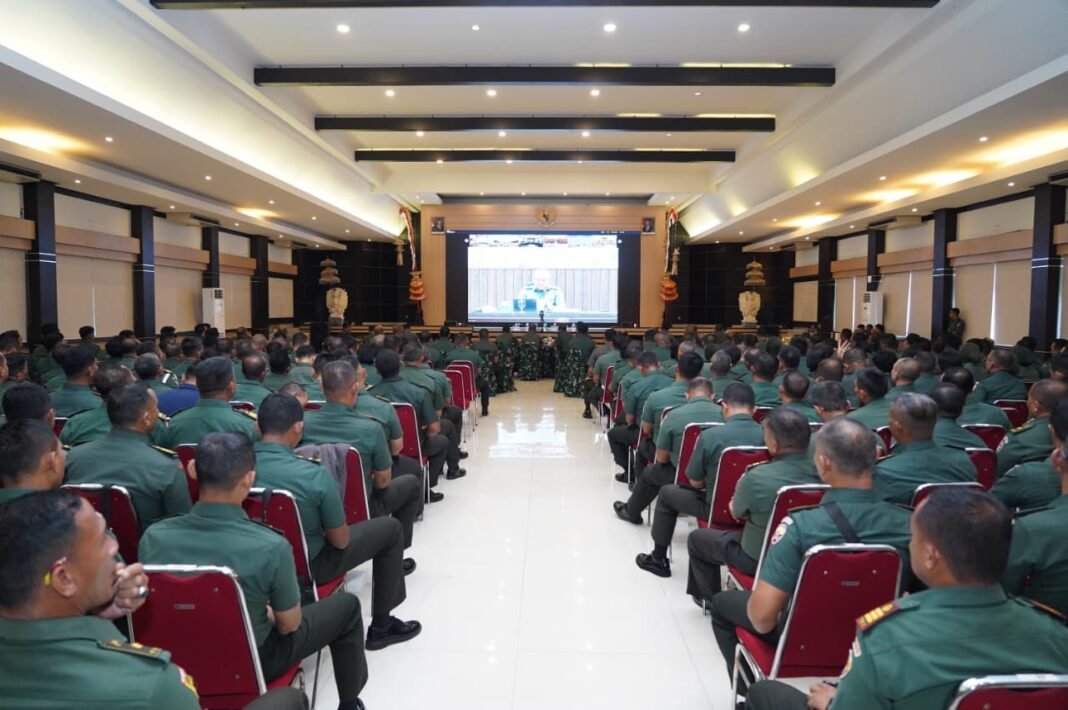 Kodam IX/Udayana Teruskan Komitmen TNI AD di Rapat Evaluasi Progjagar 2026