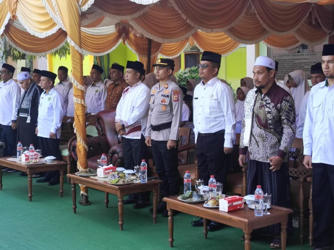 Kodim 0114/Aceh Jaya Hadiri Upacara Hari Amal Bhakti Ke-80 Kementerian Agama di Calang