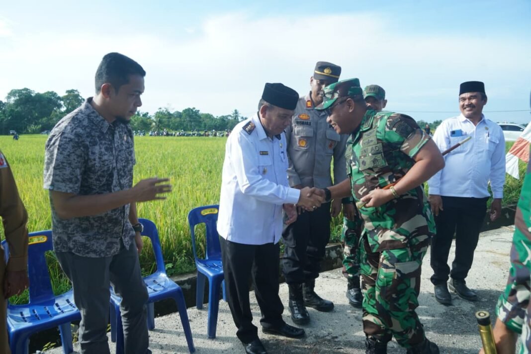 Danrem 012/TU Sebut Panen Raya Bukti Nyata Ketahanan Pangan Daerah