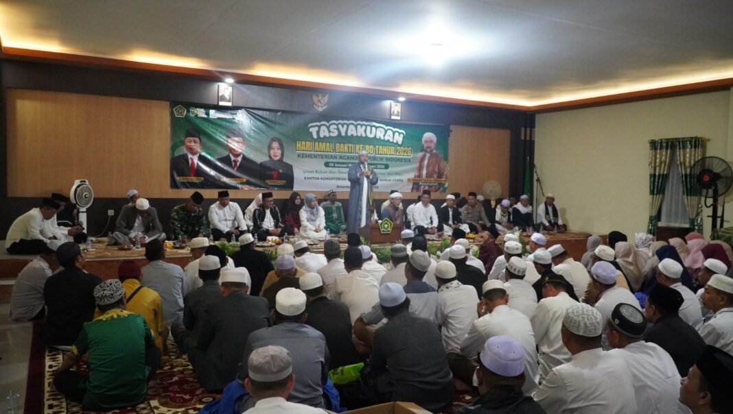 Peringati HAB ke-80, Kemenag HSU Gelar Tasyakuran Bersama Forkopimda