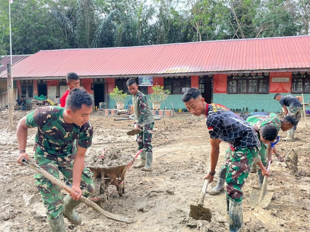 Kepedulian Korem 012/TU, Aktivitas Belajar SDN 2 Rantau Pauh Dipulihkan