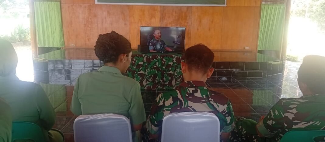 Berama Membangun kesejahteraan Prajurit lewat Tabungan Wajib Perumahan Angkatan Darat (TWP AD) Melalui Zoom Meting/Video Confers