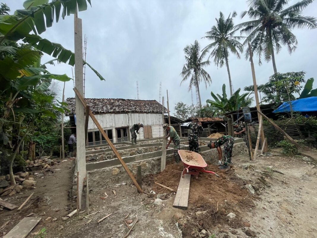 TMMD 127 Resmi Dimulai: Pembangunan Pondasi dan Sloof RTLH di Tanjung Rejo