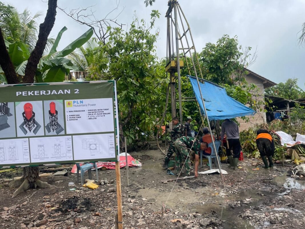 TMMD Terapkan Pemasangan Sloof untuk RTLH di Desa Tanjung Rejo