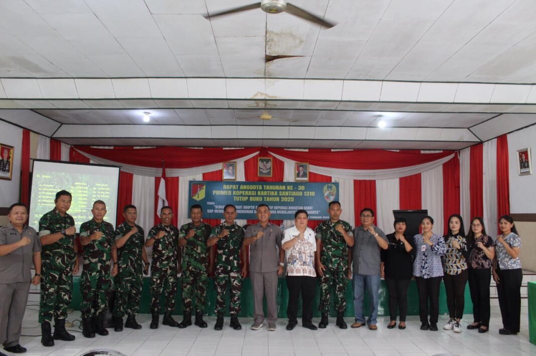 Kodim 1310/Bitung Gelar RAT Ke-30 untuk Perkuat Kemandirian dan Kesejahteraan Anggota
