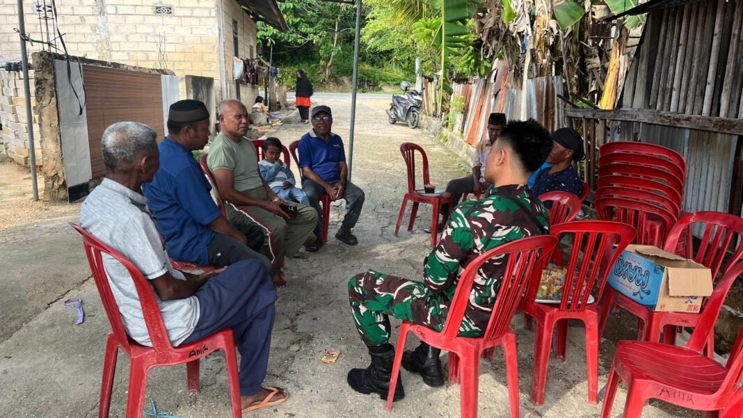 Satgas TMMD 127 Mempererat Hubungan Sosial dengan Warga Sambuli di Kendari