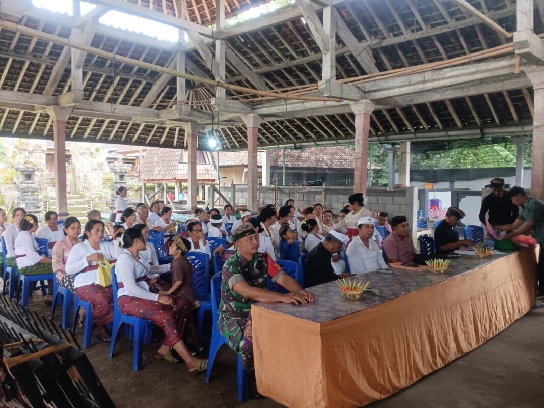 Babinsa Tembuku Ikuti Lomba Bulan Bahasa Bali VIII Tahun 2026 di Banjar Tembuku Kaja