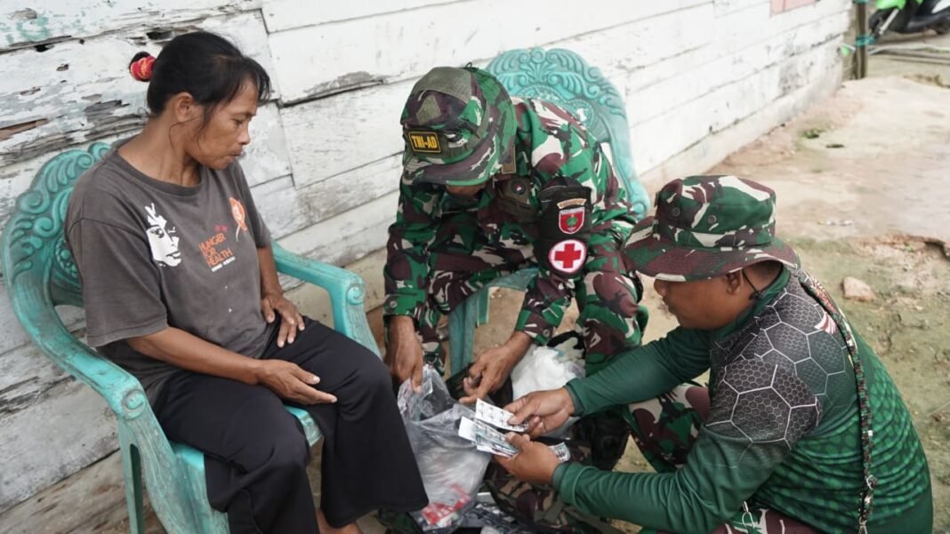 Satgas TMMD 127 Kodim 1417/Kendari Gelar Layanan Kesehatan bagi Warga Petoaha