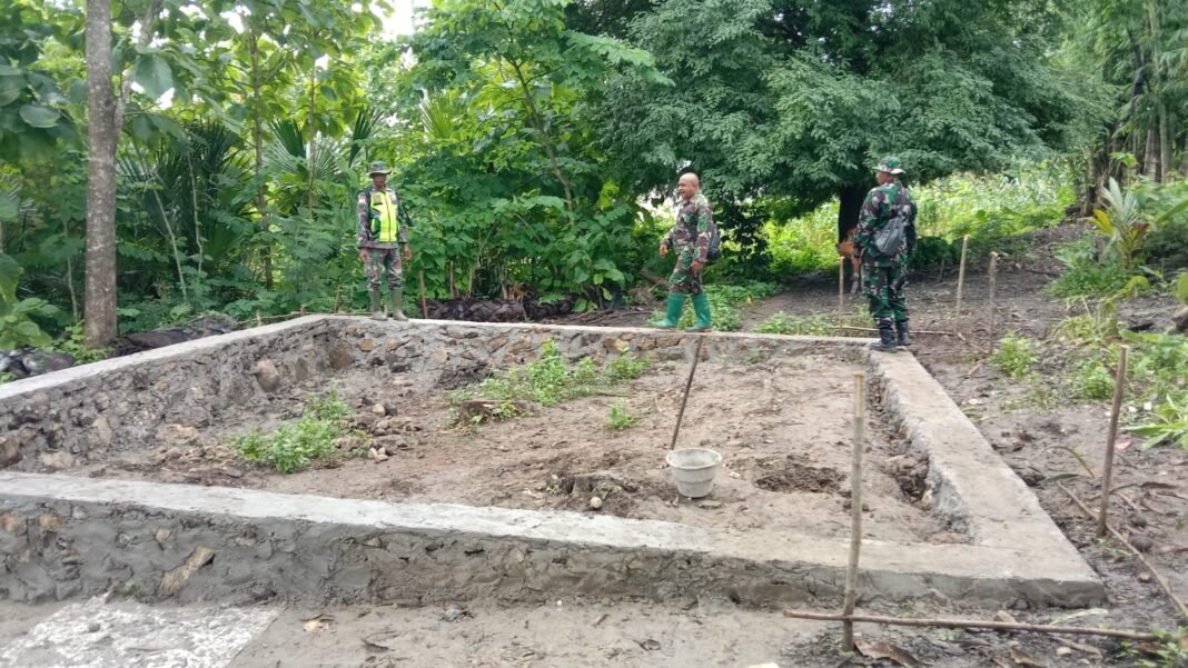 TMMD Ke-127 Kodim 1618/TTU Dukung Pembangunan Hunian Layak di Perbatasan