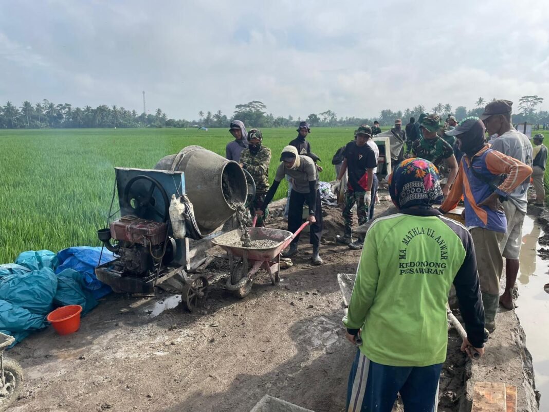 Kodim 0421/LS Percepat Progres TMMD di Pesawaran