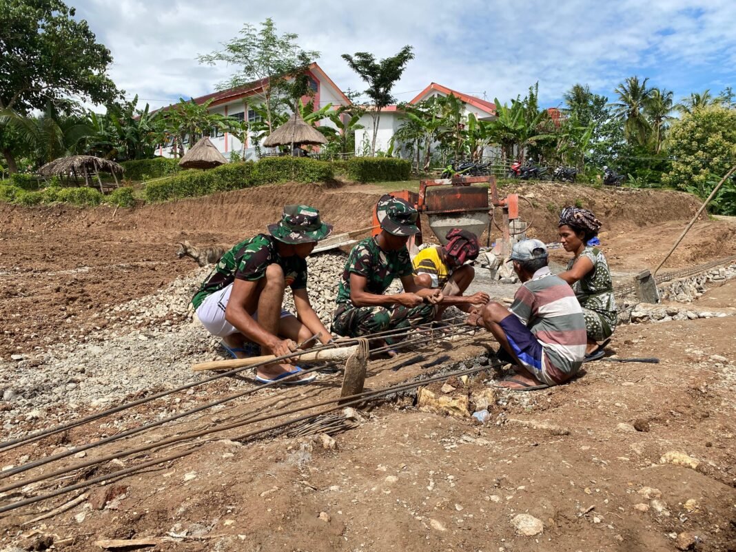 Pembangunan Ruang Kelas Modern di TTU Dimulai dengan Rangka Besi Kuat