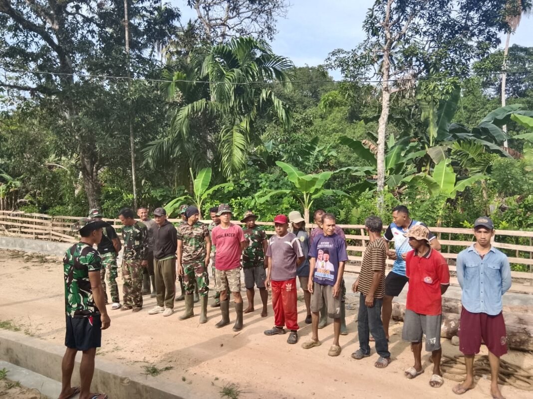 Apel Pagi TMMD: Membangun Disiplin dan Kekompakan Warga Sambuli