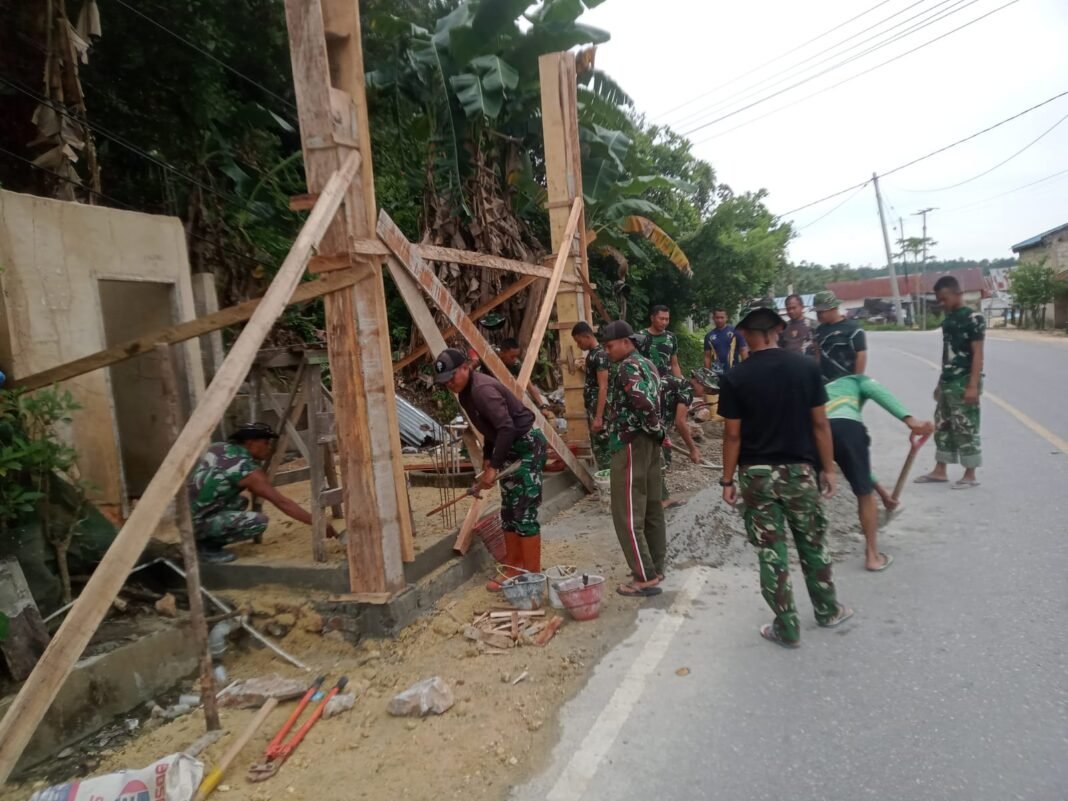 Satgas TMMD 127 Perkuat Kesehatan Lingkungan Lewat Fasilitas MCK di Sambuli