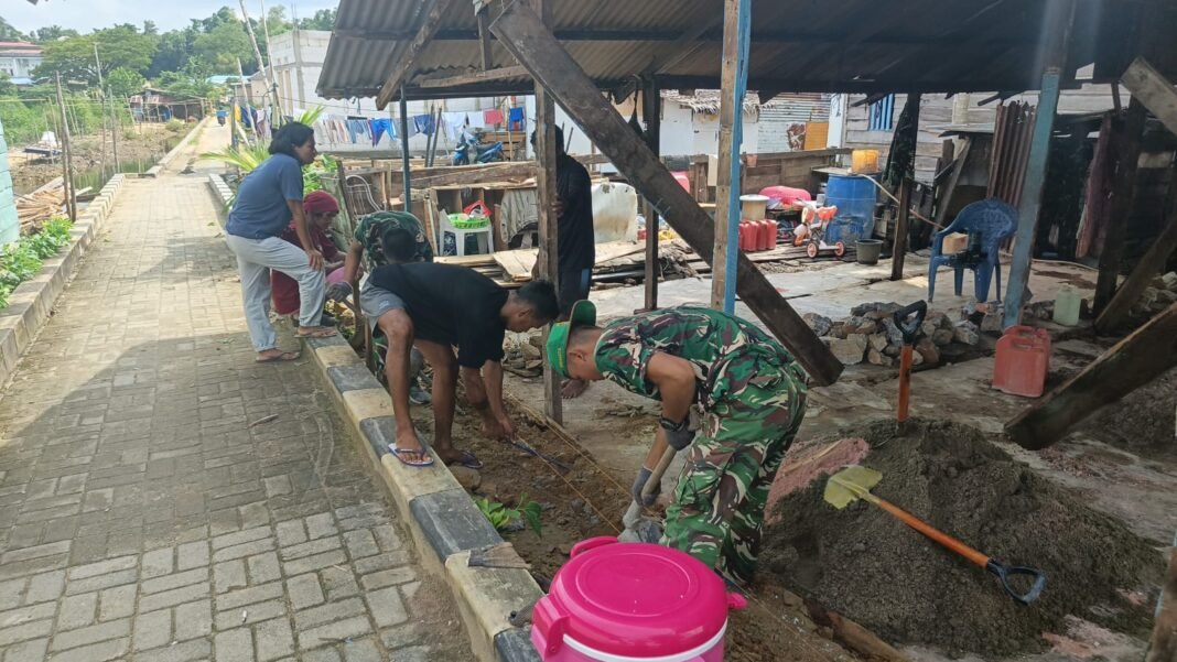 Satgas TMMD 127 Percepat Pembangunan Pondasi RTLH demi Hunian Layak