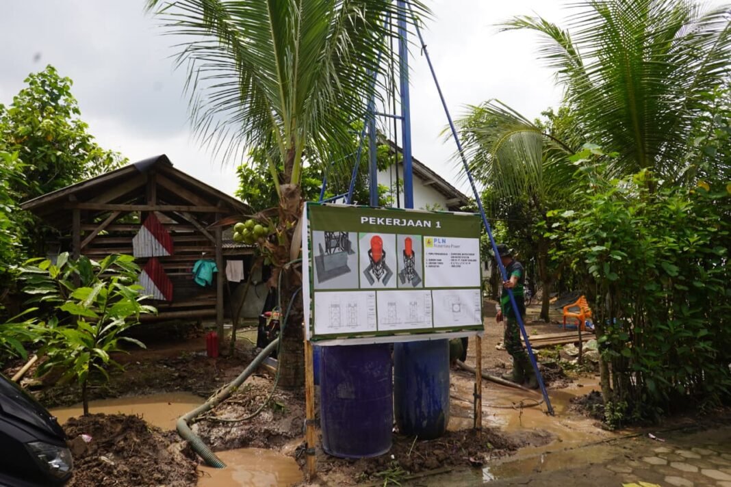 TMMD Kodim 0421/Lampung Selatan Mempercepat Pembangunan Sumur Bor di Gunung Sari