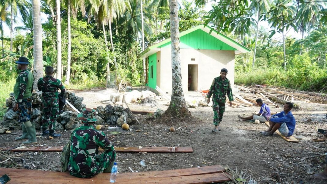 Sinergi TNI dan Masyarakat Warnai Proyek TMMD 127 di Kaimana
