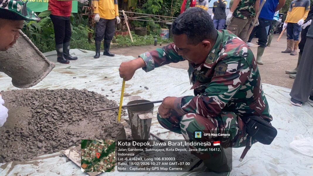 Pengerasan Jalan Sukmajaya Terus Berlanjut di Hari Ke-8 TMMD 127