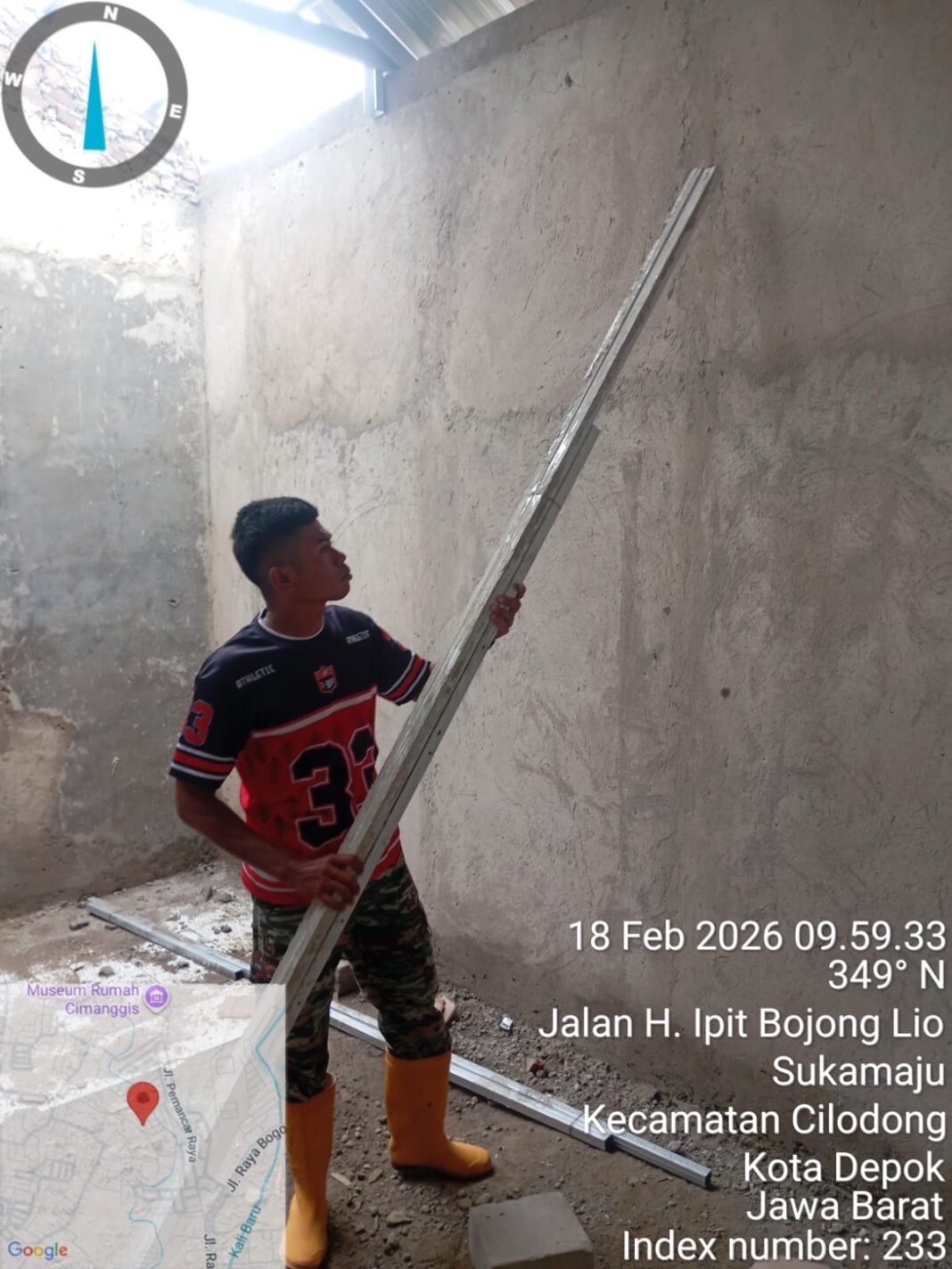 Sinergi TNI dan Masyarakat Melalui TMMD untuk Perbaikan Hunian di Cilodong