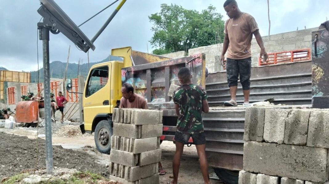 Progres Terstruktur Pembangunan RKB SMAN Bikomi Nilulat di NTT