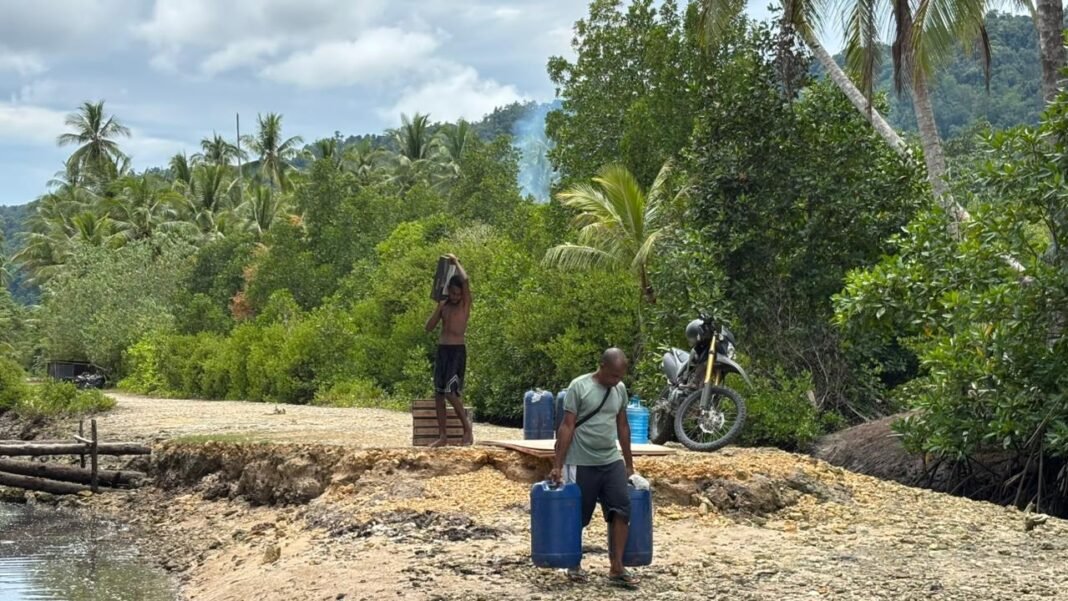 Satgas TMMD 127 Kodim 1417/Kendari Hadapi Medan Licin dalam Pembangunan Talud Jembatan