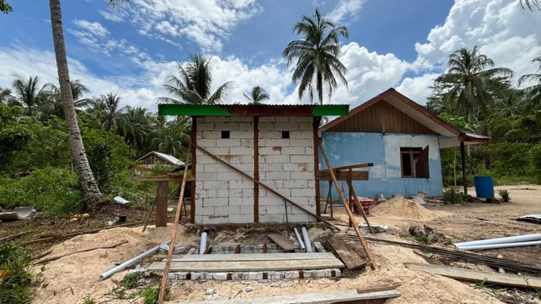 Proyek TMMD 127: Pembangunan MCK di Kampung Sisir 2 Capai 30 Persen