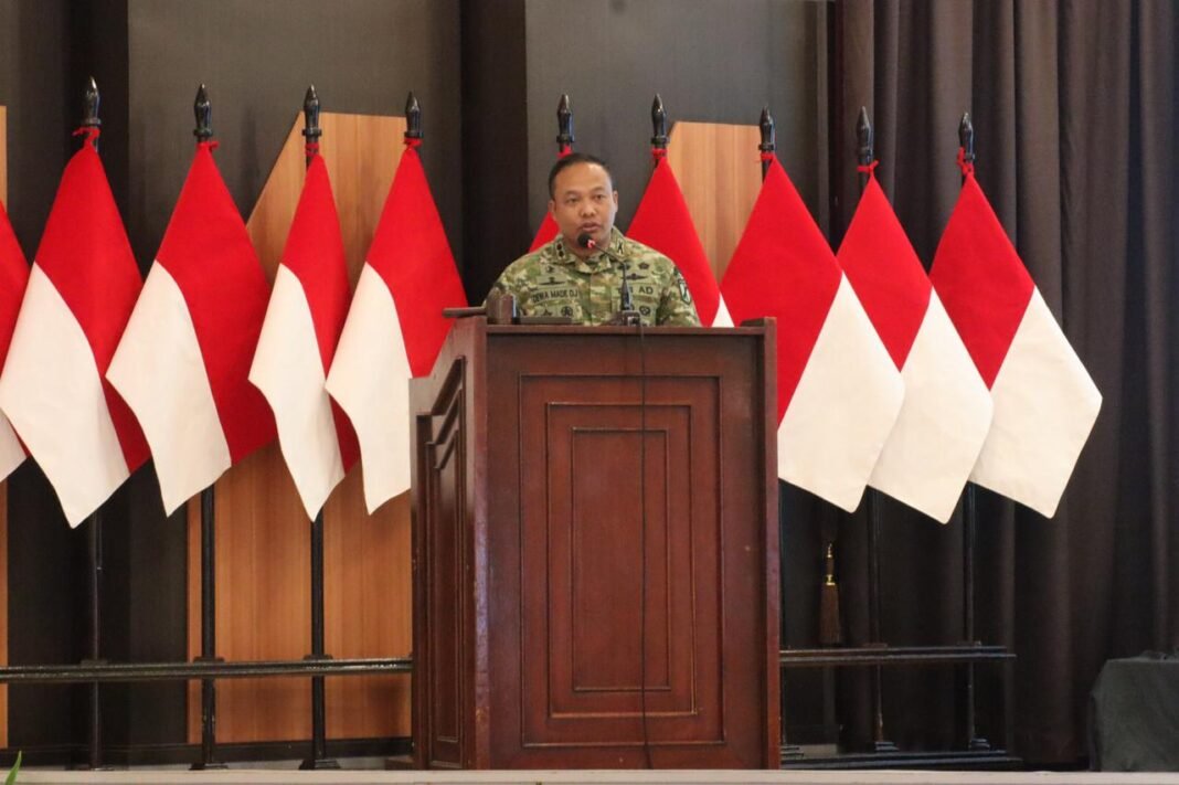 Dandim 1310 Bitung Paparkan Gerakan Indonesia Asri dalam Rapim Kodam XIII/Merdeka