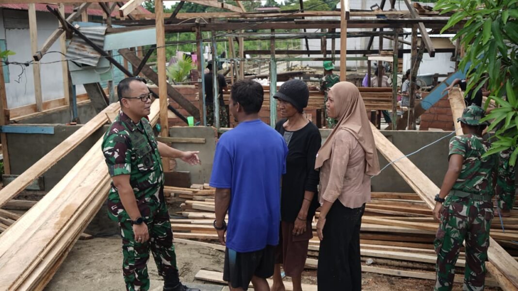 Kepemimpinan Kompak, Dansatgas TMMD 127 Pererat Hubungan Sosial dengan Warga Kendari