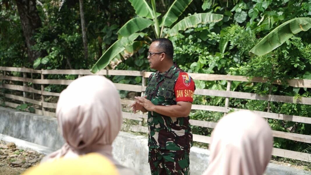 Letkol Arm Danny A.P Girsang Berikan Motivasi di TMMD 127 Kendari