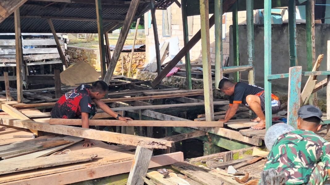 Satgas TMMD 127 Kendari Percepat Rehabilitasi RTLH di Petoaha