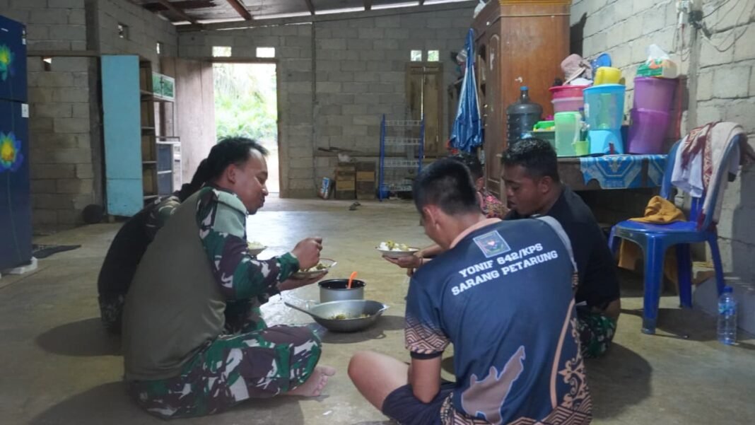 Satgas TMMD 127 Perkuat Hubungan Sosial di Desa Tri Buana