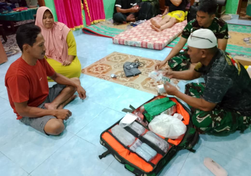 Tim Kesehatan Satgas TMMD Ke-127 Kodim 0430/BA Siap Layani Warga Desa Wonosari