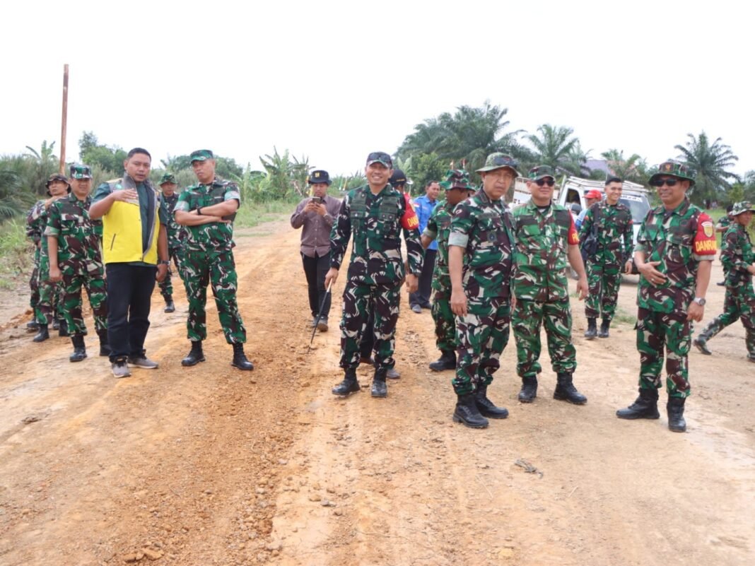 Kunjungan Tim Wasev TMMD 127 Perkuat Kerjasama TNI dan Pemda di Banyuasin