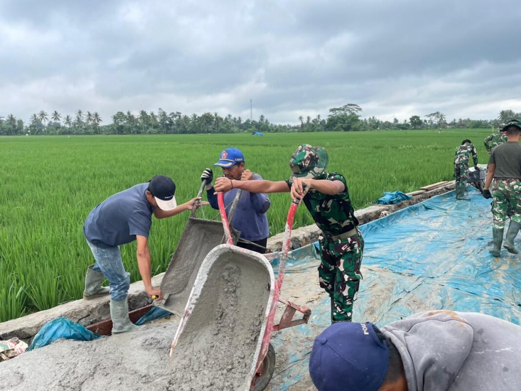 Sinergi Gotong Royong TMMD ke-127 Membawa Perubahan di Desa Gunung Rejo