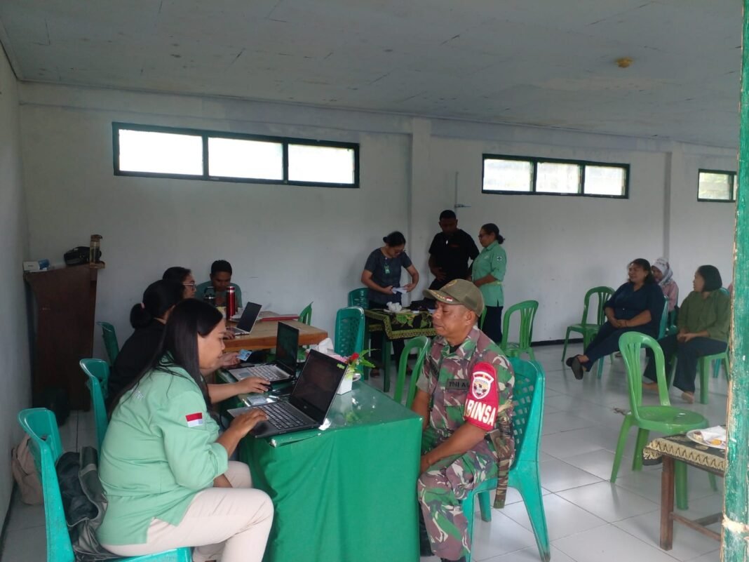 Danramil 1612-01/Ruteng Laksanakan Pemeriksaan Kesehatan untuk Tingkatkan Kesiapan Prajurit