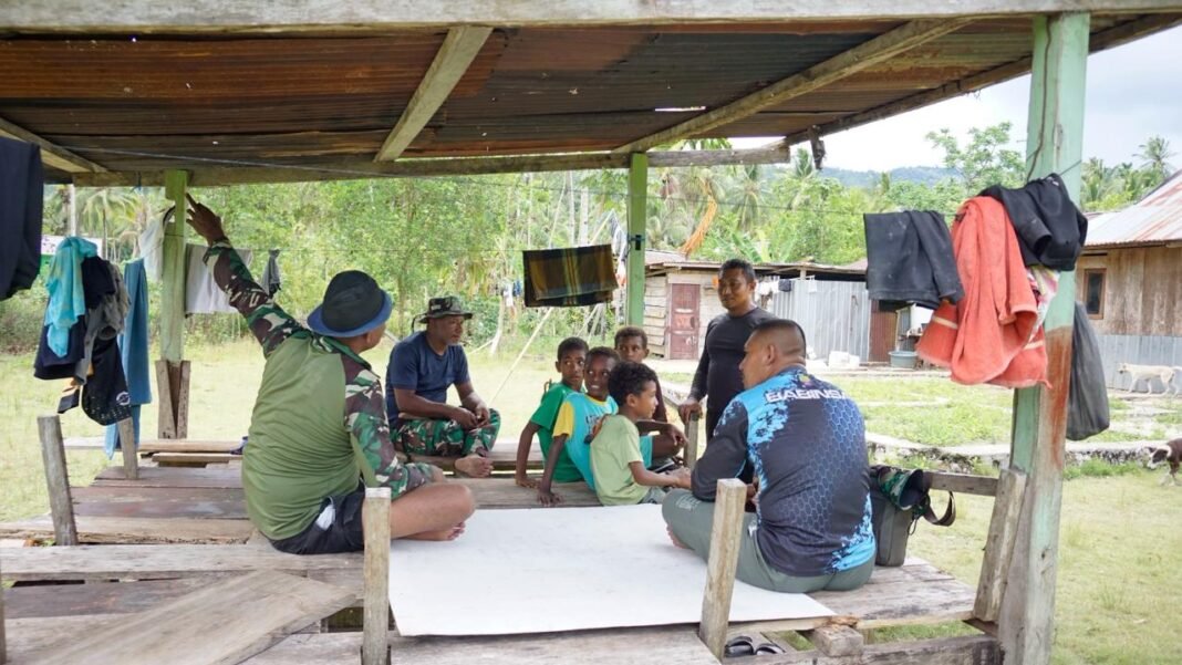 TMMD 127 Kodim 1804/Kaimana: Membangun Masyarakat dengan Sentuhan Humanis di Kampung Sisir