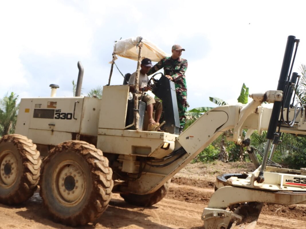 Satgas TMMD 127 Kodim 0430/BA Percepat Pembangunan Jalan untuk Kesejahteraan Masyarakat