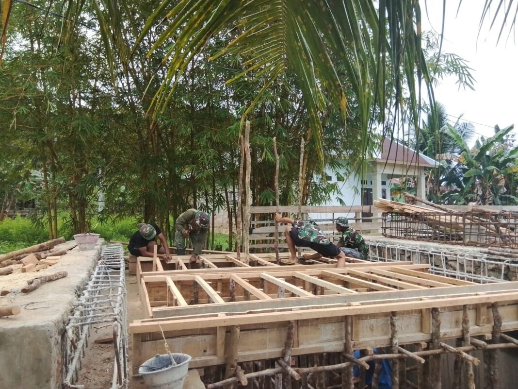 Satgas TMMD 127 Kodim 1417/Kendari Intensifkan Pembangunan Jembatan di Sambuli
