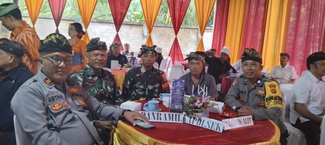 Danramil Tembuku Hadiri LPJ dan HUT ke-41 LPD Desa Adat Metra, Memperkuat Kerjasama dengan Masyarakat