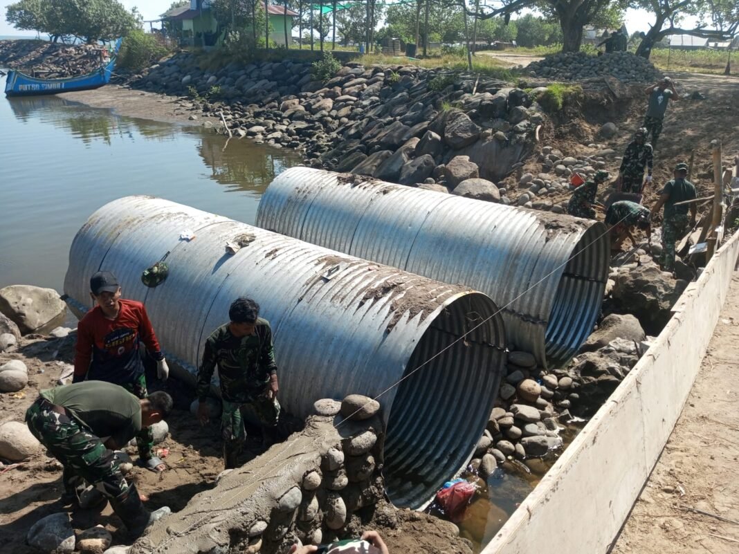 Progres Pembangunan Jembatan Aramco di Aceh Utara Terus Berlanjut, TNI Hadapi Tantangan Medan