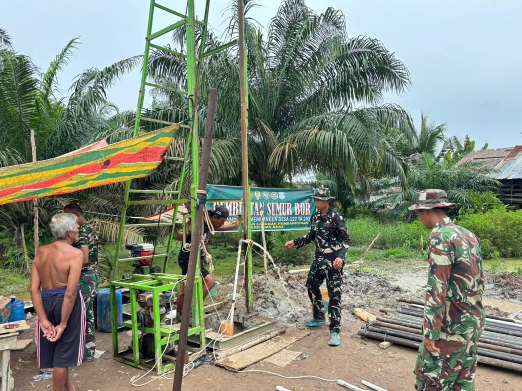 Pembangunan Sumur Bor di Desa Wonosari Berjalan Cepat, Air Mulai Mengalir