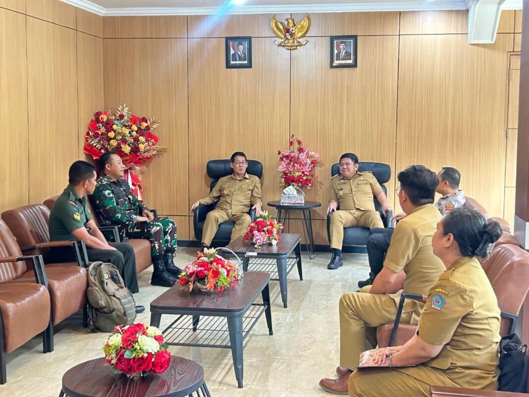Sinergi TNI dan Pemkot Bitung Terwujud Melalui Penandatanganan Karya Bakti Revitalisasi Marshalling Area