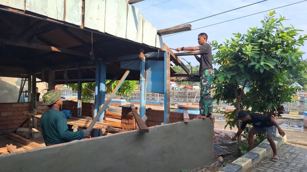 Satgas TMMD 127 Kendari Percepat Renovasi RTLH di Petoaha