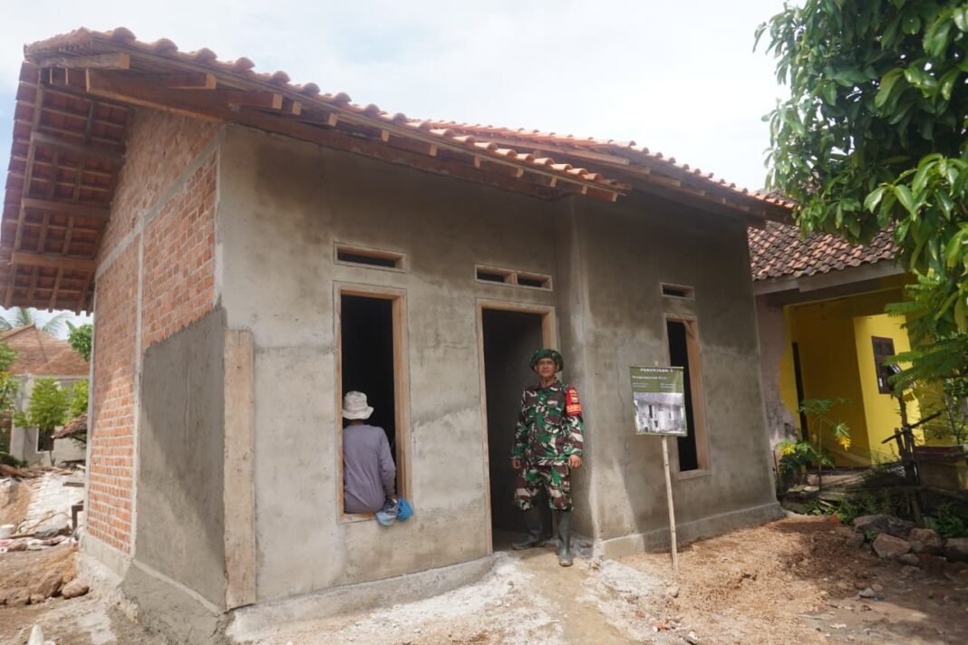 Progres Pembangunan Rumah Tidak Layak Huni di Desa Tanjung Rejo Menuju Finishing